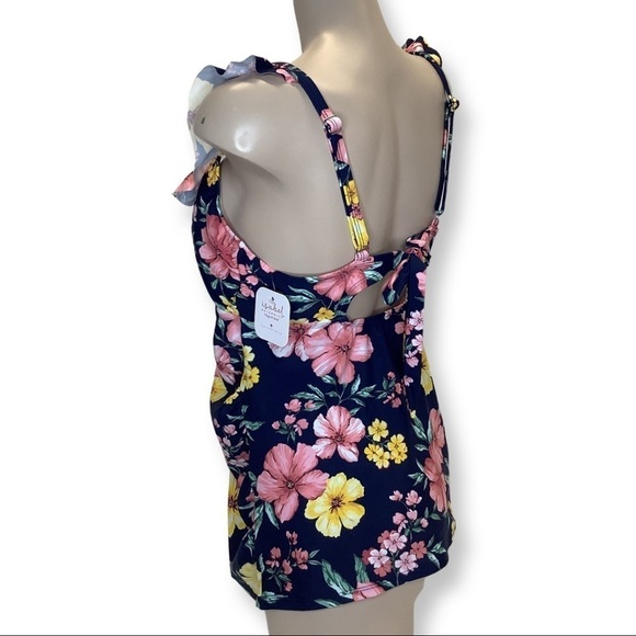 Isabel Size Medium Floral Maternity Tankini Top. New With Tags. - Picture 4 of 6